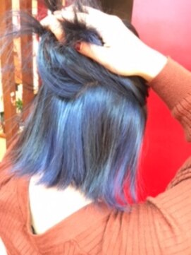 ヘアーデザイン アブー(hair design A BOO) 外ハネ＋ブリーチinnerカラー☆