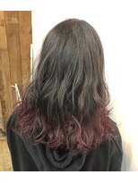 ルートヘアー(Root Hair) モカベージュからのラベンダーピンク