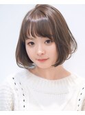 大人可愛い小顔ボブ