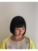 《FORME hair design director 谷津》ミニボブ