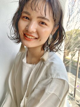 エマエコル(Emma ecole) Emma ecole デジタルパーマ 前髪パーマ ぱっつんボブ by.mai