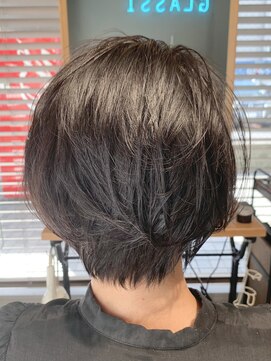 グラッシー センター北店(GLASSI) 【GLASSI】大人かわいい小顔ショート★デザインカラー★髪質改善