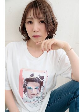 ユートラクト 寝屋川(U-tract) 20代・30代・40代トレンドヘア【ウルフボブ】summerアッシュ