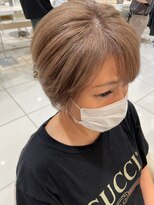 アッシュ 武蔵小金井店(Ash)&nbsp;＊白髪ぼかしハイトーン×ミルクティーベージュ＊