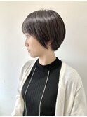 【FOLK】透明感ダークブルージュ☆似合わせナチュラルショート♪