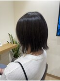 切りっぱなしボブ
