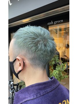 ネスタ ヘアー グラウンド(NESTA hair ground) アッシュグリーン