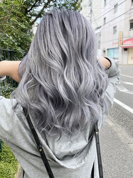 プルメリアドット(Plumeria.) White × gray