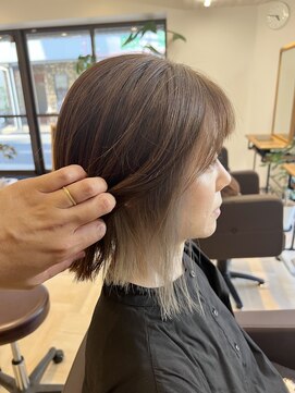 クープ(Coup) イヤリングカラー&グレージュ