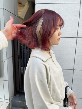 エイト 横浜店(EIGHT) ガーネット×ブロンド