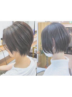 ショートヘアスタイルなら”Lamp”にお任せください◎上品で柔らかなシルエットの大人ショートが叶います♪