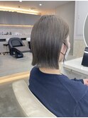 @ayumi_sand ぷつっとボブ ボブ グレージュ