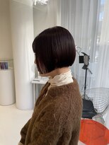 ハイブ 金沢(Hive)&nbsp;ミニボブ　ブリーチ無しぴんくべーじゅあ