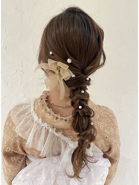 バサラ 大阪梅田店(VASARA) 編み下ろしヘア