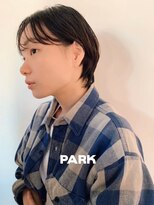 パーク(PARK)&nbsp;黒髪ショート耳かけショートハンサムショートマッシュショート