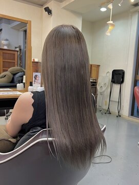 クラウドヘアー CLOUD HAIR 赤みなし！大人艶髪グレージュハイライト