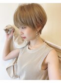 【DEW】ペールベージュ×似合わせ小顔ショート