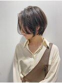 大人ショートボブ/丸みショート/前髪長め【ITO】