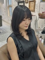 サンバイセライロ 千葉(SAN. by celilo)&nbsp;レイヤーカット/ミディアムレイヤー【momoka】