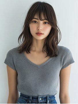 シュシュ 宜野湾店(chou chou) アンブレラカラー/こなれミディ/イメチェン/ウェーブパーマ