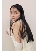 艶髪ロングシースルーバング/ナチュラルモード/暗髪【自由が丘】