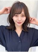 伸ばしかけくびれミディくすみカラー