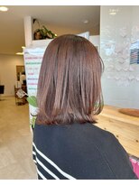 キュウヘアー(KYUU HAIR)&nbsp;くびれヘアー×ピンクベージュ