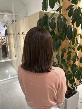 アドラーブル 万代店 (adorable) 20代30代40代ブリーチなしオリーブグレージュくびれミディ