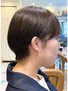 ロンド パルティール 大宮(Lond partir) ミニウルフレイヤーカット顔周りカット前髪カットショート/大宮