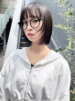 ヌード(NUDE)&nbsp;NUDEタッセルボブ切りっぱなしボブ レイヤーボブ結べるボブ