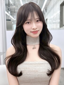 フォンズ(FONS) 憧れ上品韓国style＊うる艶くびれヘア/暗髪でも透明感グレージュ