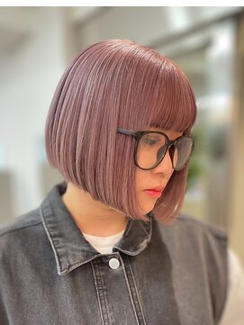 ジ エクト ヴィシア 心斎橋店(The Ect VIXIA) ラベンダーミルクティー/パープルカラー/ブリーチ