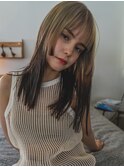 レイヤー外ハネボブ美髪のススメワイドバング