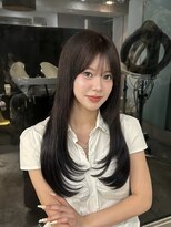 ウィリートーキョー 渋谷(WELLY TOKYO) エクステで叶う韓国ヘア♪ 韓国レイヤー×ラベンダーグレージュ