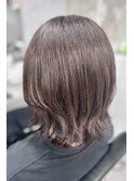 大人の外ハネレイヤー×カシスブラウン