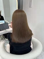 ロンドルピナス 小倉(Lond Lupinus)&nbsp;ミディアムヘア暗めカラー/デザインカラー/フェイスフレーミング