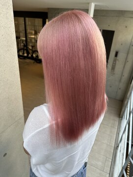 ロンドルピナス 小倉(Lond Lupinus) ミディアムヘア暗めカラー/デザインカラー/フェイスフレーミング