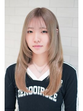 ヘアーアンドメイク ニューヨークニューヨーク 姫路店(Hair&Make NYNY) 顔回りレイヤー/ハイトーン/２０代/３０代