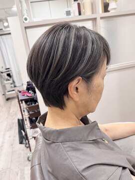 カミノワ(kaminowa) 白髪率50%おすすめヘア　/神戸/三宮/元町/脱白髪染め/白髪ぼかし