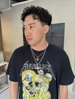 ヘアー アイス ルーチェ(HAIR ICI LUCE) メンズパーマ/ツイストパーマ/センターパート/大野