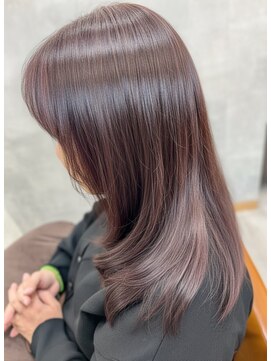 イル(iru) ブリーチなしで白髪ぼかし/レイヤー/Miku