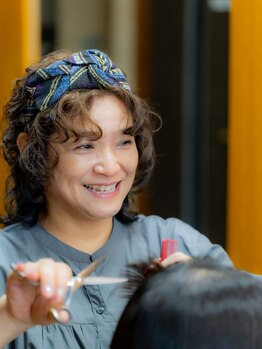 Hair-make YAMAUE【山植美容室】の写真/短くしても女性らしく♪骨格と髪質を活かした大人ショートが得意です★扱いやすく上品なスタイルをご提案☆