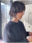 ボブパーマ、ショートパーマ、ニュアンスパーマ、パーマゆるめ