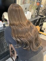 ノエル 池袋店(noel) manami×ミルクティーベージュ ブリーチなしダブルカラー