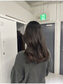 透け感グレージュカラー