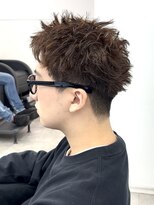 ウィル バイ ブラウン(Vir by Brown)&nbsp;MEN’S HAIR/サーフカール/刈り上げセンターパート/藤沢