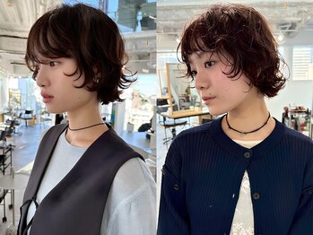 ワク(WAKU)の写真/バッサリイメチェンにおすすめ『ボブパーマ』忙しい朝のスタイリングも楽に決まる◎垢抜けたいアナタに。