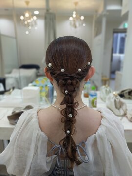 ヘアセットサロン ラシク(LaCQ) タイトル×編みおろし