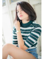 モッズ ヘア 福岡姪浜店(mod's hair) 脱力系ふわぼさボブb