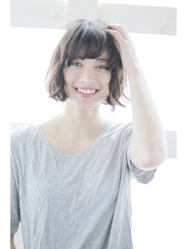 ゴッドハンド 横浜店 エアリーニュアンスカールボブ◎30代40代50代60代
